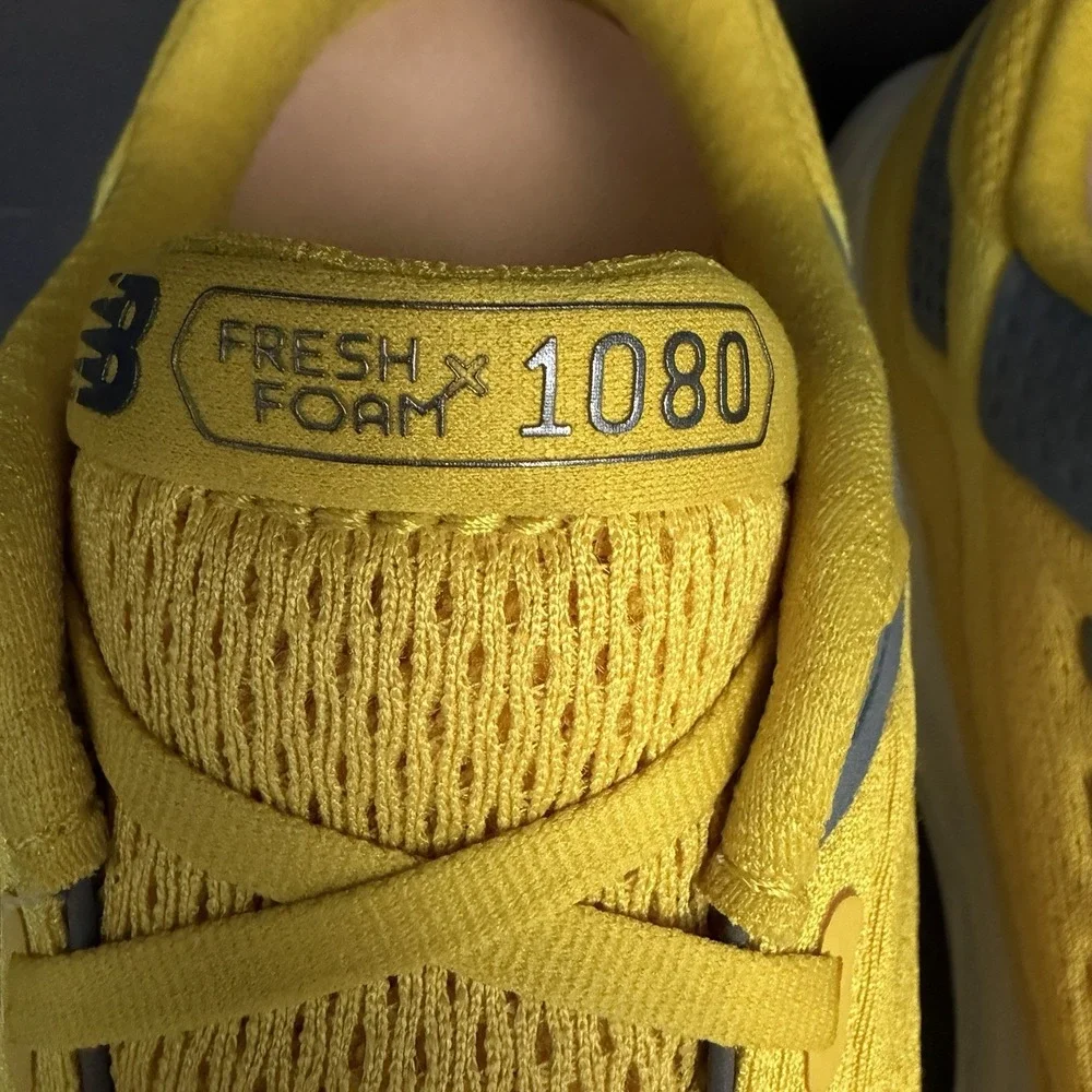 New Balance Fresh Foam X 1080v13 Mens 16 2E Wide Yellow Running Shoes M108013Z